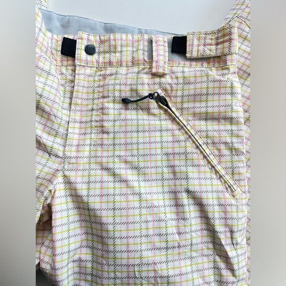 E480 SNOWBOARD SKI PANTS TURBINE Boardwear Butterfly Pink Plaid Girl's XL - Picture 6 of 12